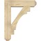 Ekena Millwork Merced Craftsman Rough Sawn Bracket w/ Offset Brace, Douglas Fir, 8"W x 30"D x 38"H BKT0806X30X38MRC04RDF - alternate 3